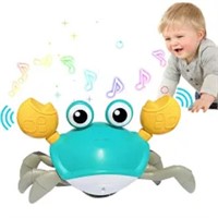 Crawling Crab Baby Toy,Infant Electronic Light Up