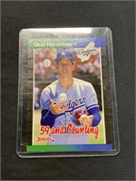 DONRUSS 1989 OREL HERSHISER 59 AND COUNTING