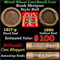 Small Cent Mixed Roll Orig Brandt McDonalds Wrappe