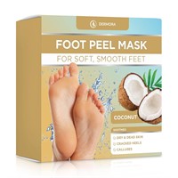 2PK Foot Peel Mask Coconut Scent