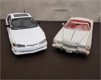 Pair of 1:18th Scale Die Cast Cars. '73 Cadillac