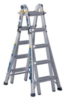22-ft multi position telescoping ladder