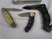 BUCK KNIFE, SNIPER, & MORE