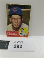 1963 TOPPS DON LANDRUM MLB BASEBALL CARD