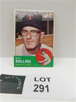 1963 TOPPS RICH ROLLINS MLB BASEBALL CARD