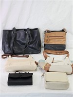 Group 6 Purses, 4 Leather, Stone&Co, ESPIRIT, ETC