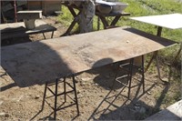 Steel Table Top & Cutting Board  36"x 78"