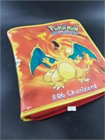 Binder of Pokémon trading cards