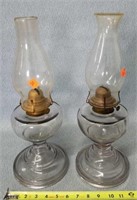 2- Vintage Kerosene Lamps