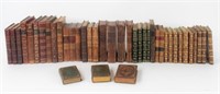 Forty 18th and 19th C. Leatherbound Books