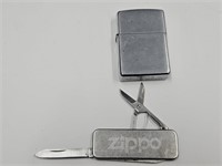 Zippo Multi Knife & Zippo Lighter