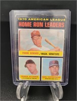 1971 Topps , Home Run Leaders baseball card