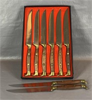 8 PC Vintage Knife Set,  
Rowoco France