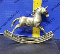 Brass Rocking Horse