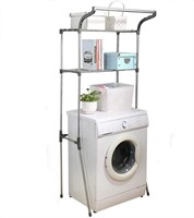 Stainless Steel Washing Machine Rack With 2-layer