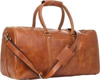 NEW $80 Leather Duffel Bags For Men and Women 22"