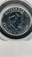 Of) 2006 one dollar silver Canadian wolf proof
