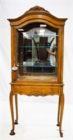 Furniture Vintage Curio Cabinet Display Case