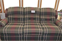 Plaid Couch & Matching Love Seat