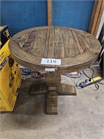 round wooden table