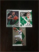 (3) Jayson Tatum Basketball Cards