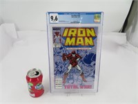 Iron Man #225 , comic book gradé CGC 9.6