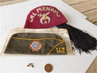 Peabody, Mass VFW and Rhinestone Shrine Hat