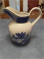 8" Blue & White Chinese Water Pitcher
