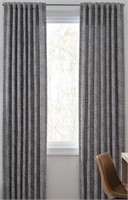 Origin 21 84-in Grey Single Curtain Panel $40