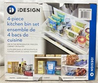 iDesign 4-Piece Kitchen Bin Set