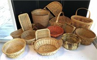 Large assortment of baskets