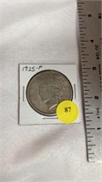 1925 P peace dollar