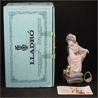Vtg Lladro Japanese Michiko Porcelain Figurine