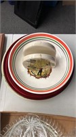 Large Plates Pasta Bowl Napkin Holder