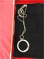 Large Alfani Goldtone Long Necklace w/Pendant