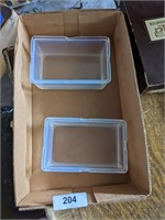 (2) Fry Glass Dishes