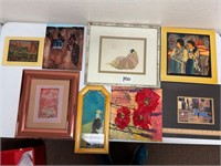 Lot of Assorted Small Art As Shown
