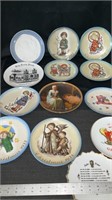 Collectable plates, some vintage