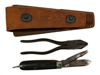 US Army CS-34 Lineman's Tools And Pouch