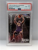 1998 UD Black Diamond Shaquille O'Neal #45 PSA 8