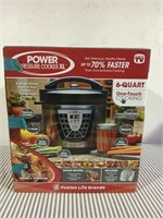 Power pressure cooker XL 6 qt, like new