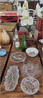 Table Lot Of Household Items Including