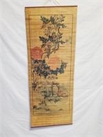 Vintage Japanese Dog Wall Hanger 12 x 32