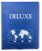 World Deluxe Stamp Album  - (A-Z)  No Stamps