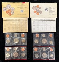 1990 & 1992 US Mint Uncirculated Coin Sets