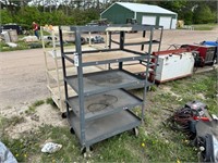 shelf on casters