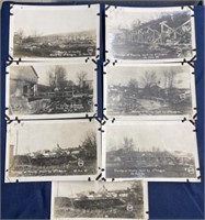WW1 military real photo 11/15/1918 Bridge at
