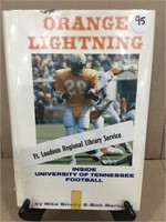 Vintage Orange Lightning Book