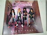 Cinderella night songs, 1986, 33 RPM, rock,
