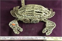 Vintage Wicker Crab Basket